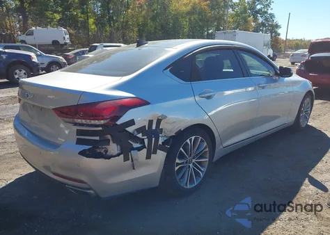 2017 Genesis G80 3.8 z USA, uszkodzony, nr VIN KMHGN4JE2HU188389